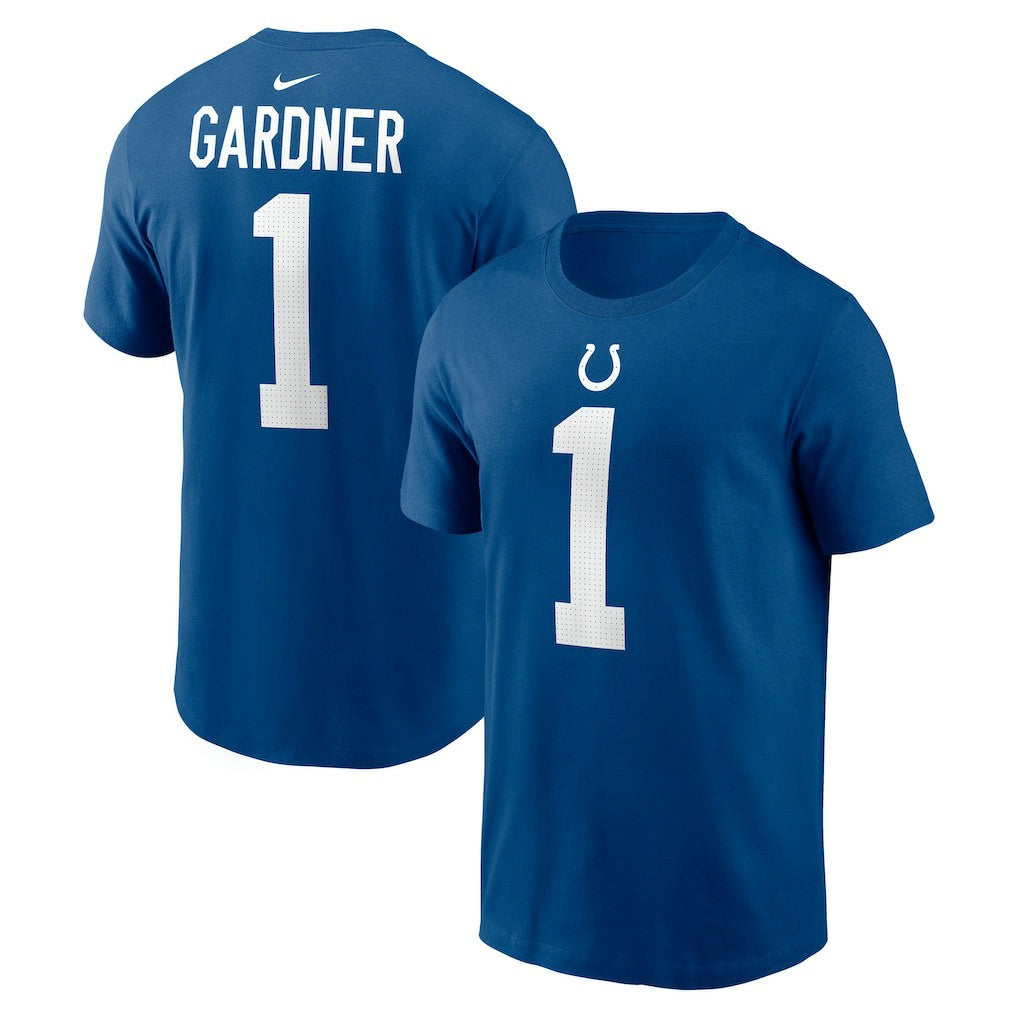Nike Ahmad Sauce Gardner Indianapolis Colts Player Name & Number T-Shirt Royal