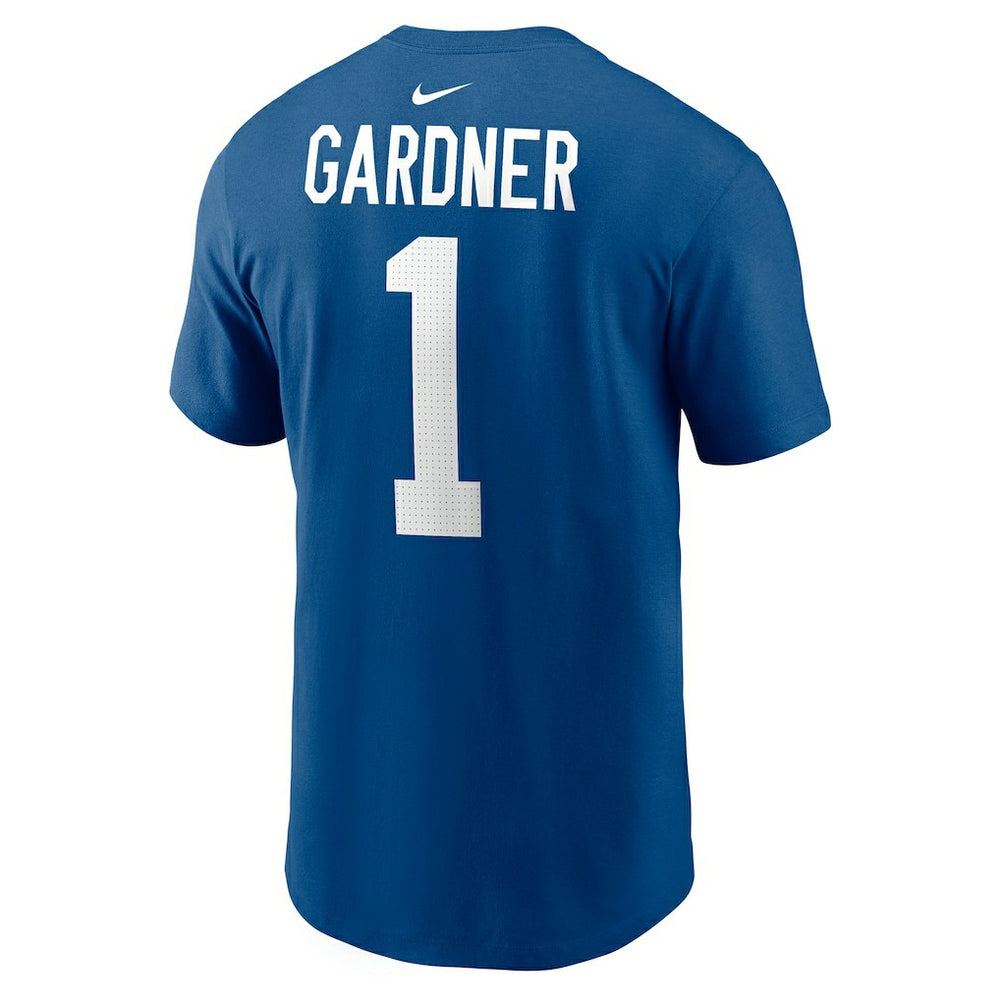 Nike Ahmad Sauce Gardner Indianapolis Colts Player Name & Number T-Shirt Royal