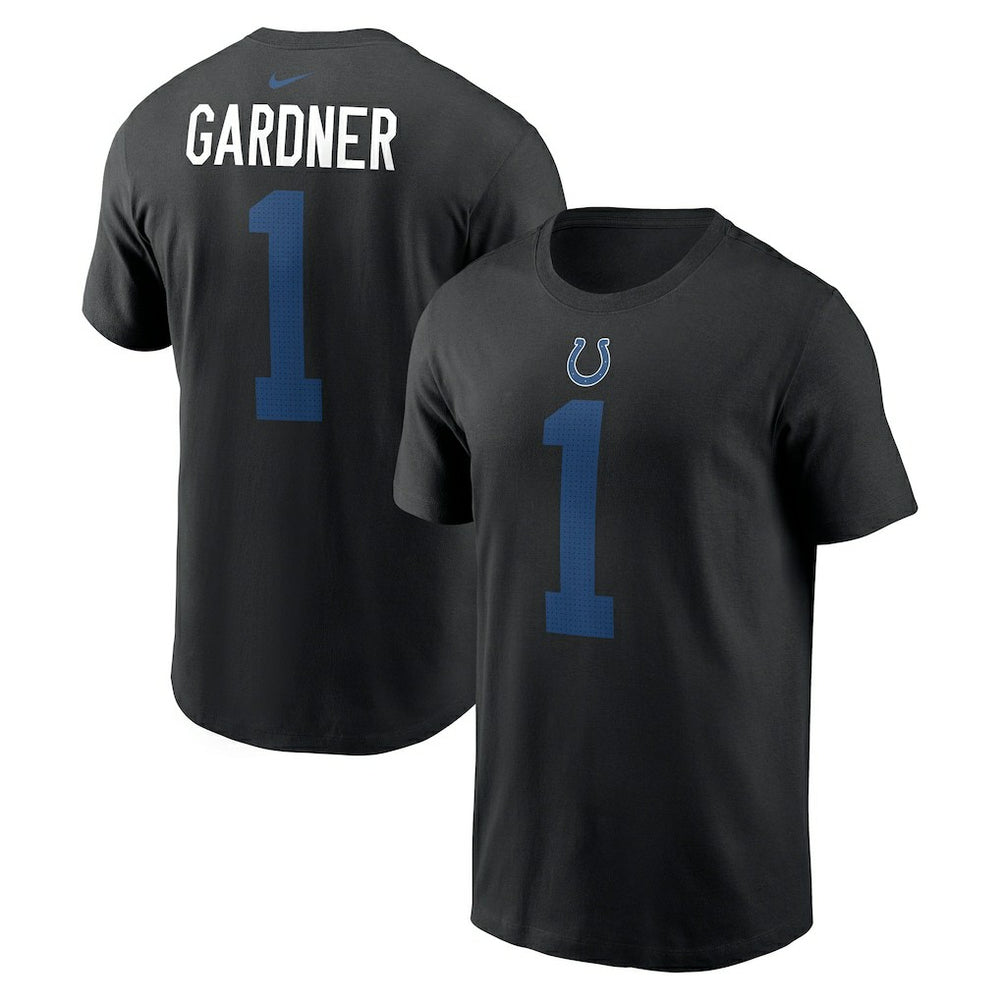 Nike Ahmad Sauce Gardner Indianapolis Colts Player Name & Number T-Shirt Black