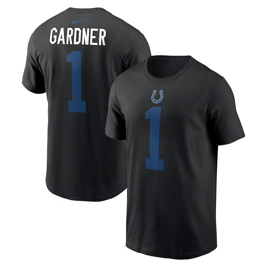 Nike Ahmad Sauce Gardner Indianapolis Colts Player Name & Number T-Shirt Black