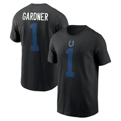 Nike Ahmad Sauce Gardner Indianapolis Colts Player Name & Number T-Shirt Black