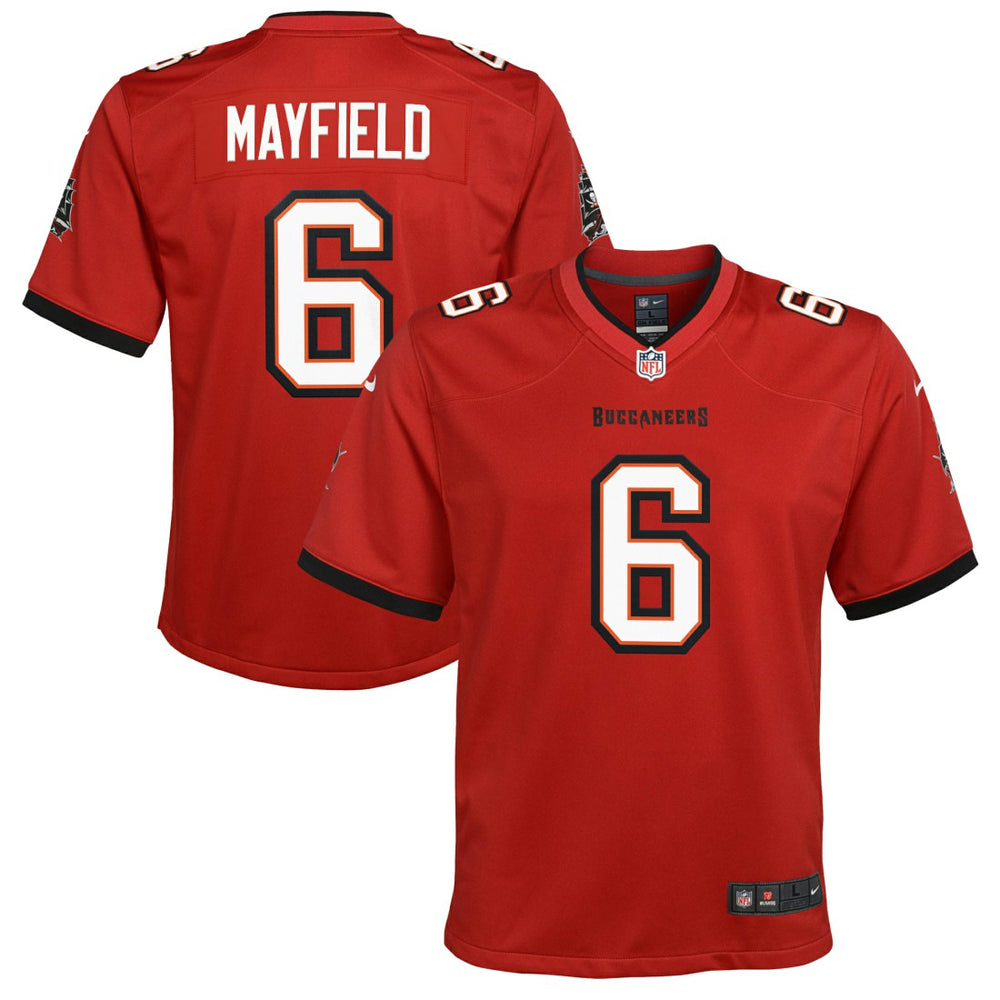 Nike Baker Mayfield Tampa Bay Buccaneers Youth Game Jersey Red