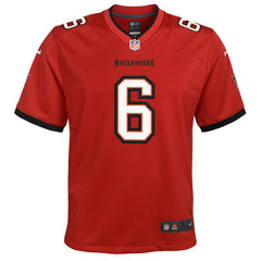 Nike Baker Mayfield Tampa Bay Buccaneers Youth Game Jersey Red
