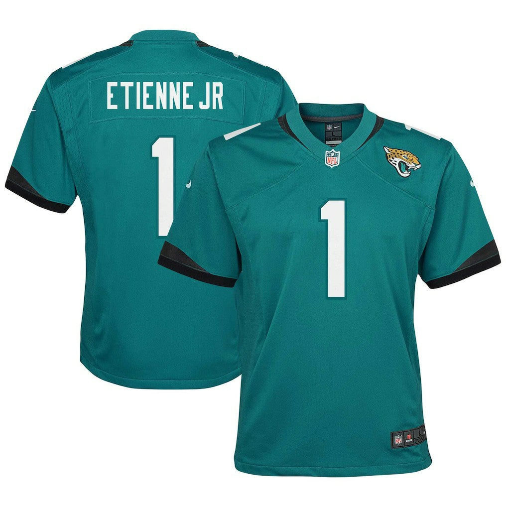 Nike Travis Etienne Jacksonville Jaguars Youth Game Jersey Teal