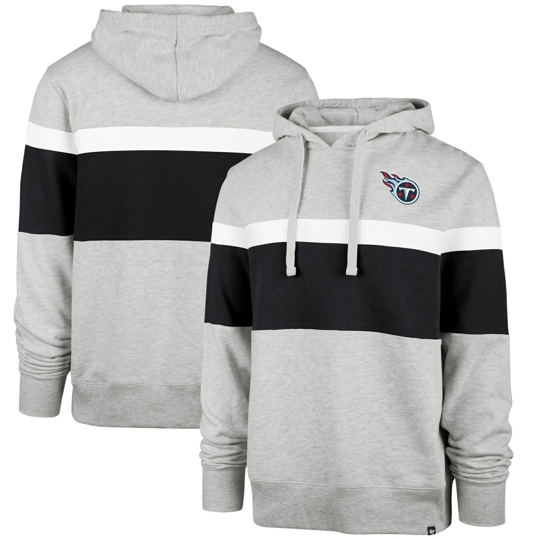 47 brand Tennessee Titans '47 Warren Pullover Hoodie Heather Gray
