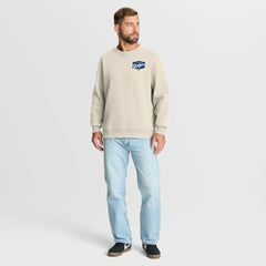 Los Angeles Dodgers Fanatics 9x Champs Crewneck Sweatshirt - Tan - Fanatics on Sale
