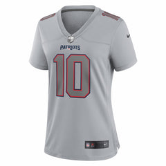 Nike Drake Maye New England Patriots Women's Fashion Atmosphere Fashion Game Jersey Gray
