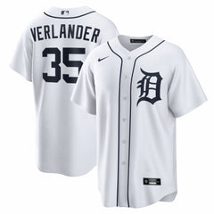 Justin Verlander Detroit Tigers Nike Home Replica Jersey - White - Nike Online
