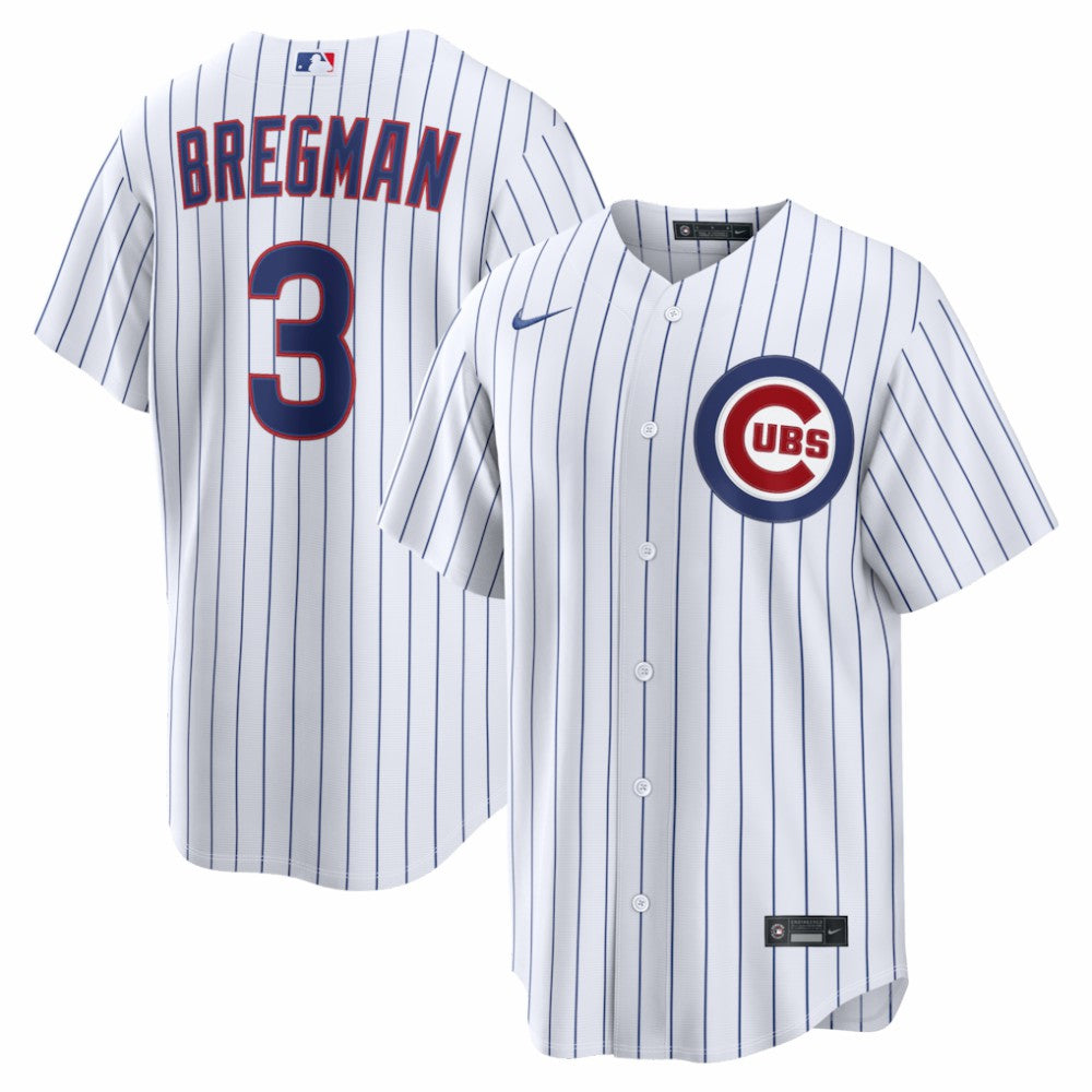 Alex Bregman Chicago Cubs Nike Home Replica Jersey - White - Nike Lifestyle
