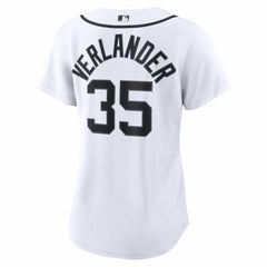 Justin Verlander Detroit Tigers Nike Women's Home Replica Jersey - White - Nike Discount