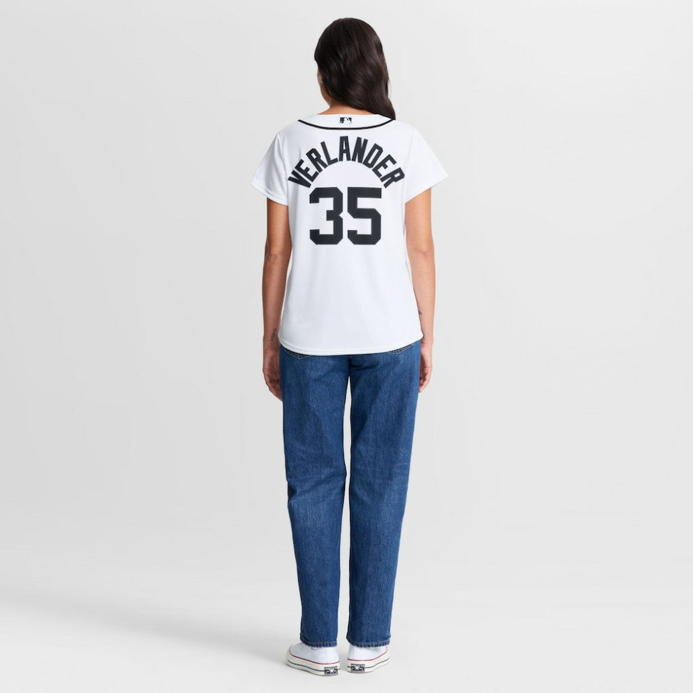 Justin Verlander Detroit Tigers Nike Women's Home Replica Jersey - White - Nike Discount