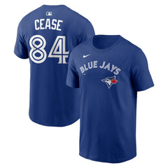 Dylan Cease Toronto Blue Jays Nike Home Name & Number T-Shirt - Royal - Nike on Sale