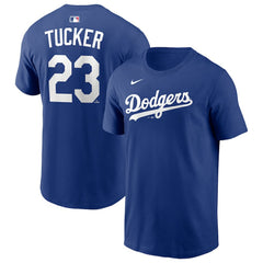 Kyle Tucker Los Angeles Dodgers Nike Name & Number T-Shirt - Royal - Nike Online