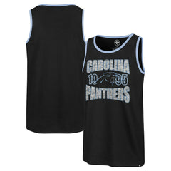 47 brand Carolina Panthers '47 Upload Franklin Tank Top Black