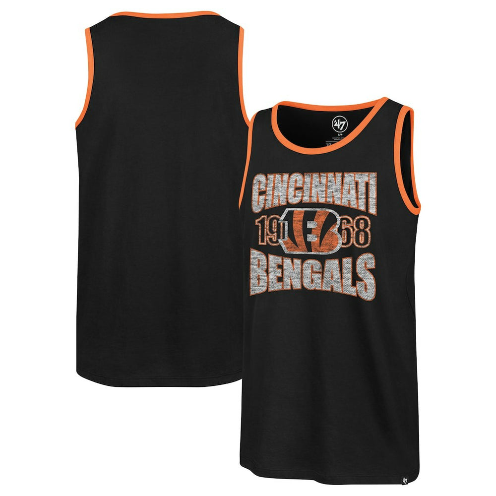 47 brand Cincinnati Bengals '47 Upload Franklin Tank Top Black
