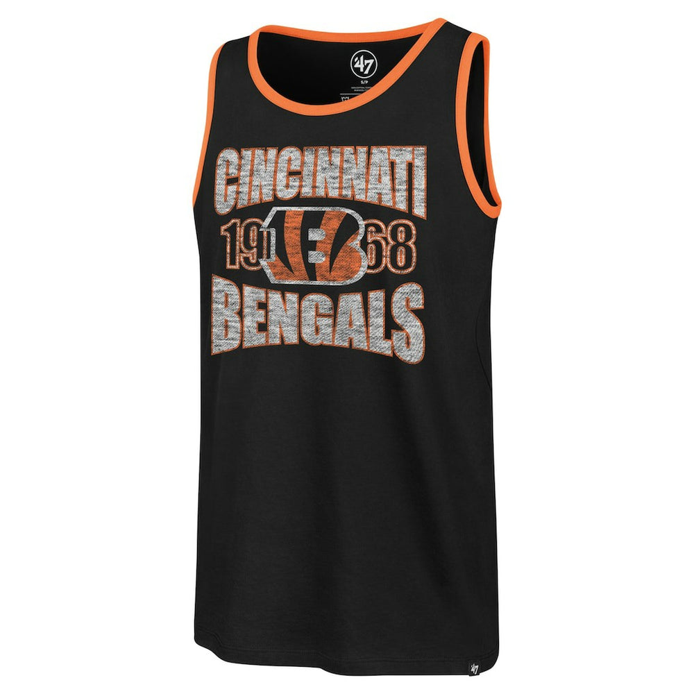 47 brand Cincinnati Bengals '47 Upload Franklin Tank Top Black