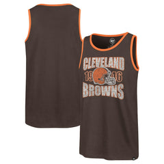 47 brand Cleveland Browns '47 Upload Franklin Tank Top Brown