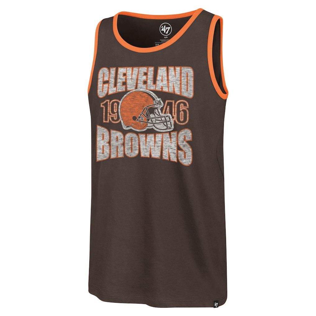 47 brand Cleveland Browns '47 Upload Franklin Tank Top Brown