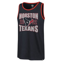 47 brand Houston Texans '47 Upload Franklin Tank Top Navy