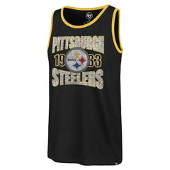 47 brand Pittsburgh Steelers '47 Upload Franklin Tank Top Black