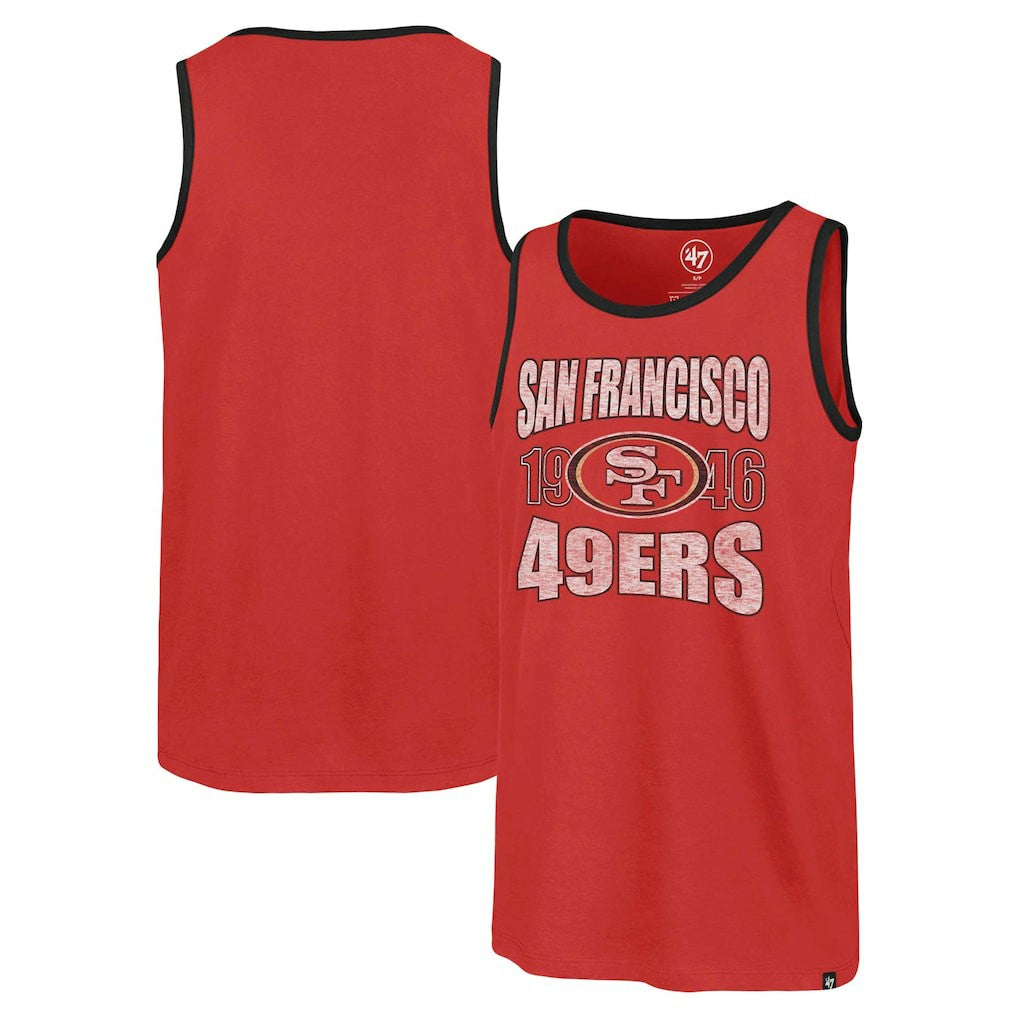 47 brand San Francisco 49ers '47 Upload Franklin Tank Top Scarlet