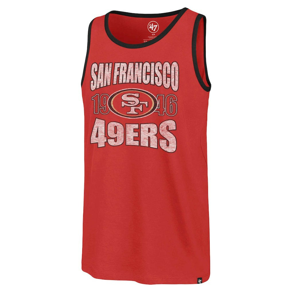 47 brand San Francisco 49ers '47 Upload Franklin Tank Top Scarlet