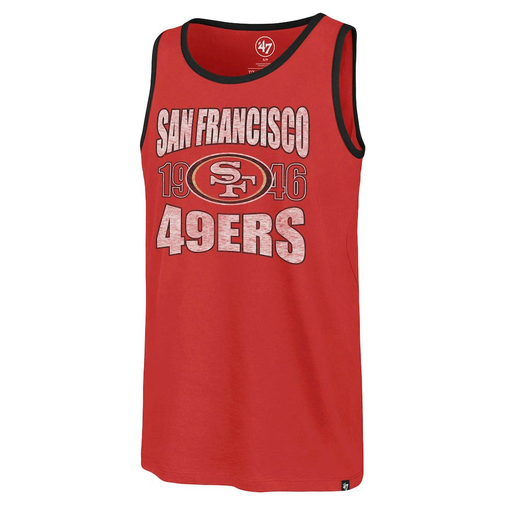 47 brand San Francisco 49ers '47 Upload Franklin Tank Top Scarlet