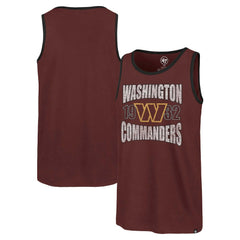47 brand Washington Commanders '47 Upload Franklin Tank Top Burgundy