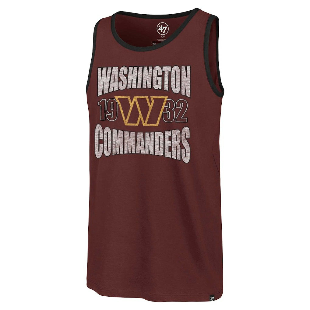 47 brand Washington Commanders '47 Upload Franklin Tank Top Burgundy
