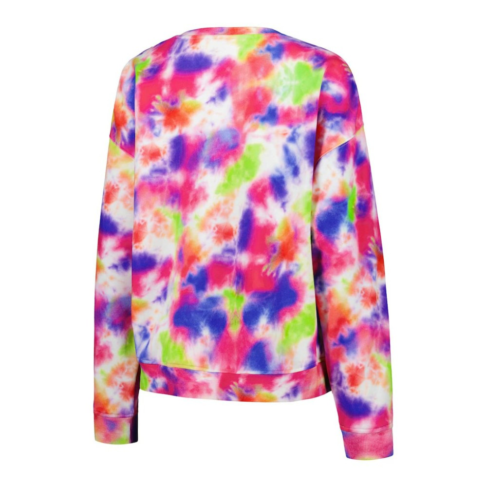 MLB Batterman Terez Neon Tie-Dye Pullover Sweatshirt - MLB Lifestyle