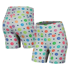 Chicago Cubs Terez Women's TLC Rainbow Shorts - Gray - MLB Discount