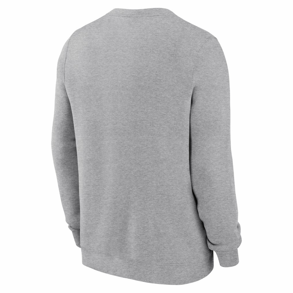 Nike Denver Broncos D Horse Logo Club Sweatshirt Heather Gray