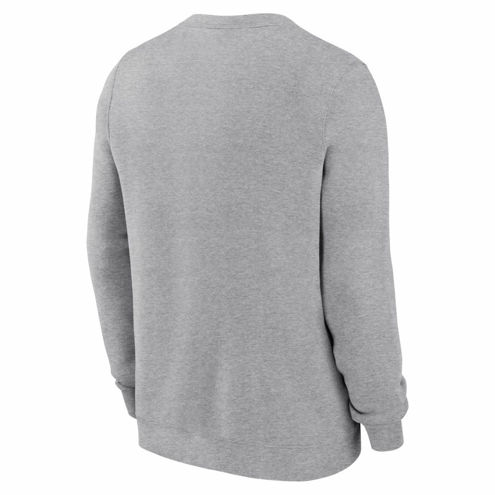 Nike Denver Broncos D Horse Logo Club Sweatshirt Heather Gray