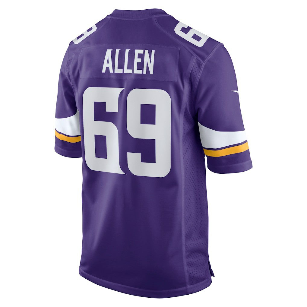 Nike Jared Allen Minnesota Vikings Retired Player Game Jersey Purple