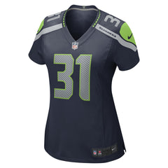 Nike Kam Chancellor Seattle Seahawks Women's Retired Player Game Jersey College Navy