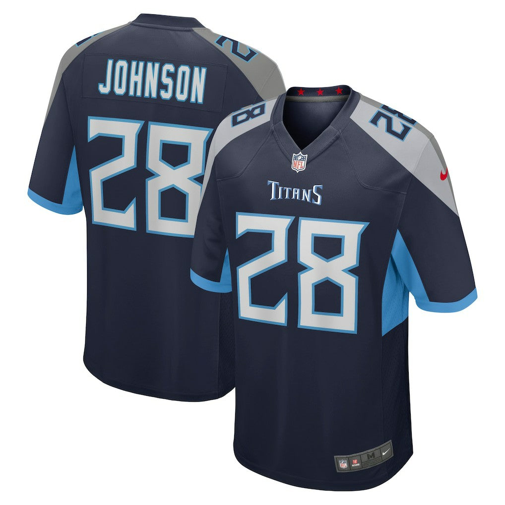 Nike Chris Johnson Tennessee Titans Retired Player Game Jersey Navy