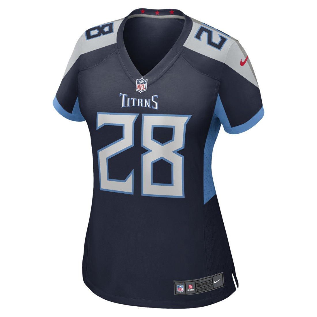 Nike Chris Johnson Tennessee Titans Women's Retired Player Game Jersey Navy