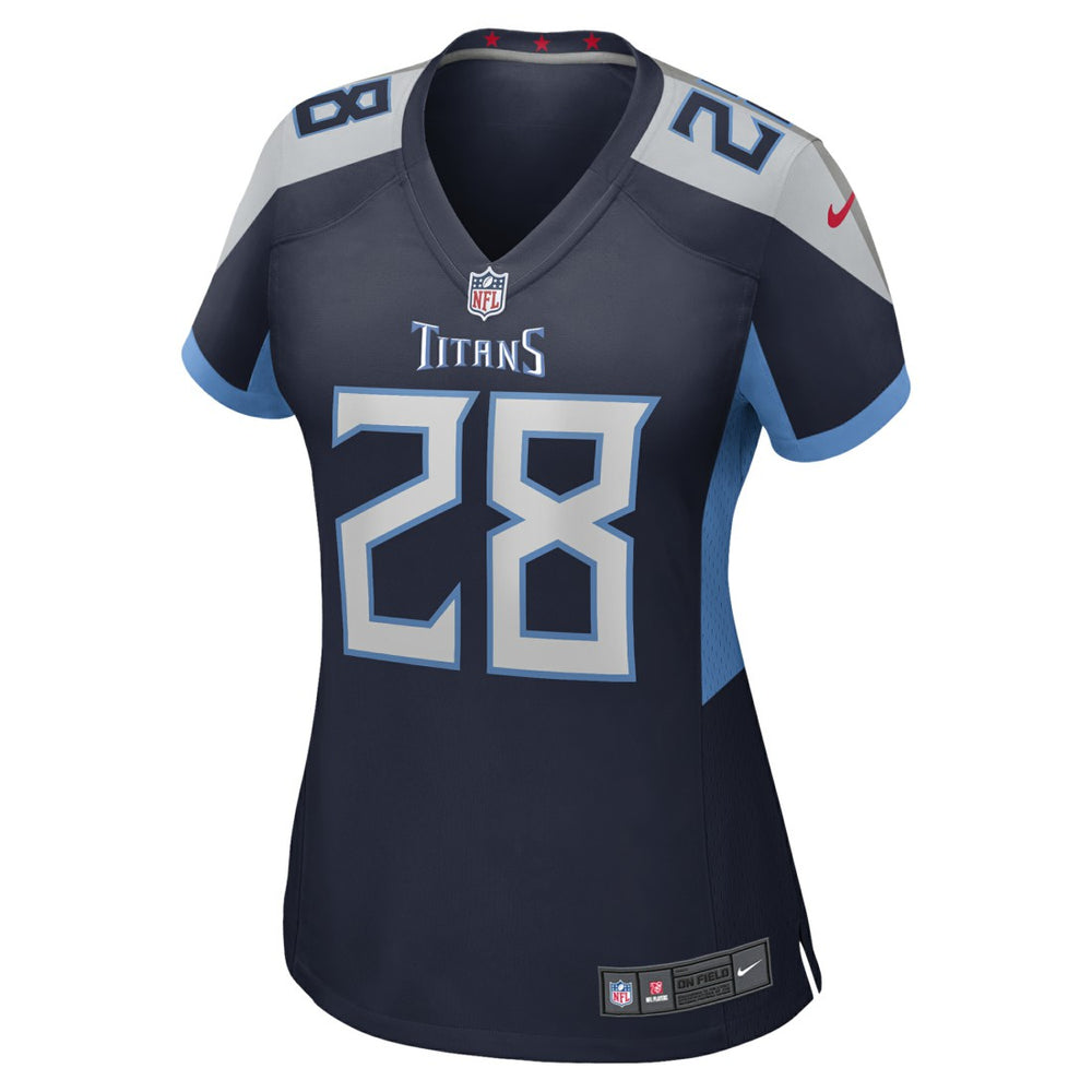 Nike Chris Johnson Tennessee Titans Women's Retired Player Game Jersey Navy