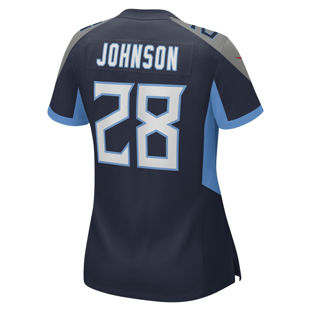Nike Chris Johnson Tennessee Titans Women's Retired Player Game Jersey Navy