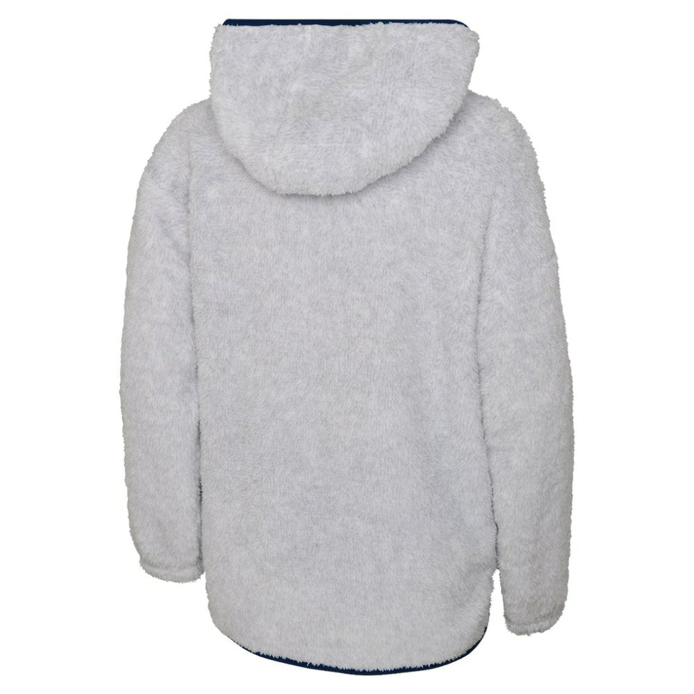 Washington Capitals Girls Youth Ultimate Teddy Fleece Pullover Hoodie - Heather Gray - NHL 200189123