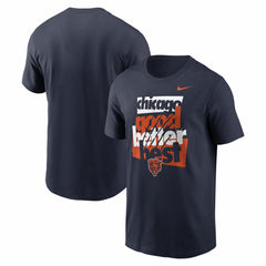 Nike Chicago Bears Local Phrase Club T-Shirt Navy