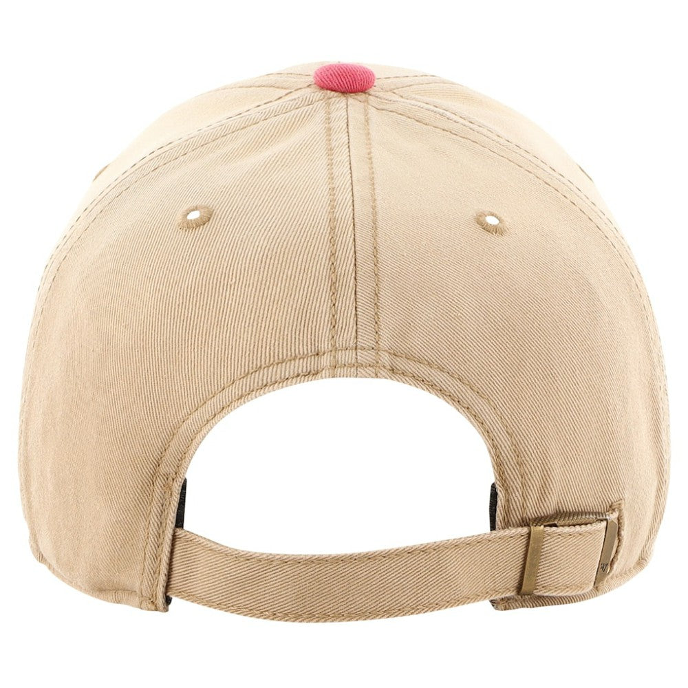 New Jersey Devils '47 Dusted Sedgwick MVP Adjustable Hat - Khaki/Red - NHL 200189377