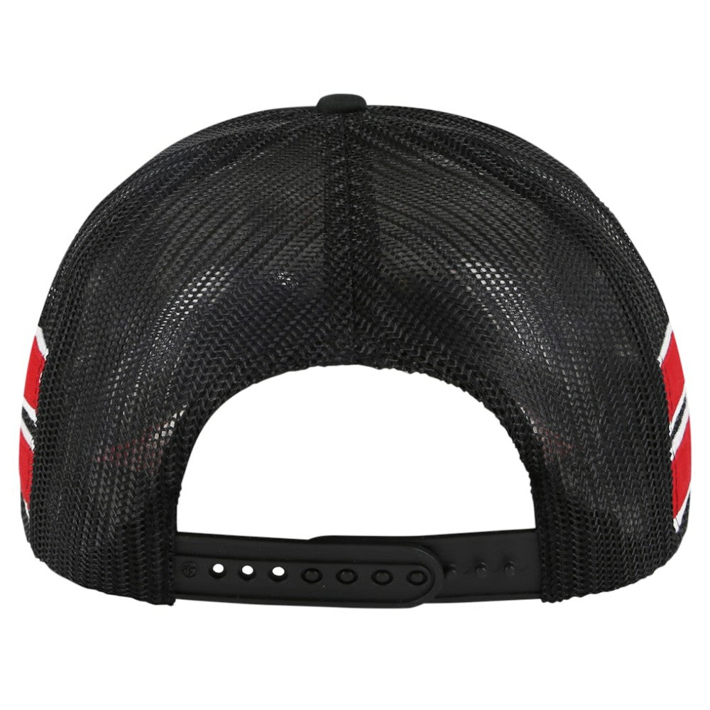 Chicago Blackhawks '47 Sideband Stripes Trucker Snapback Hat - Black - NHL 200189407