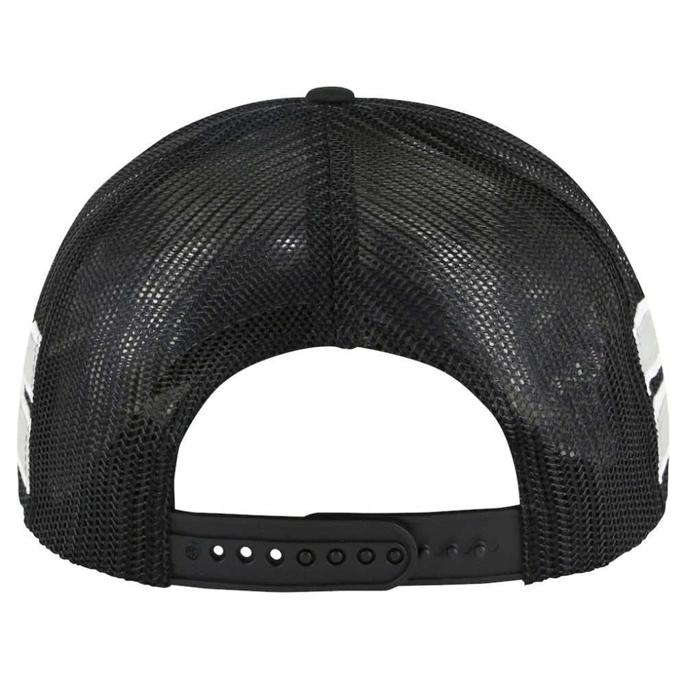 Los Angeles Kings '47 Sideband Stripes Trucker Snapback Hat - Black - NHL 200189415