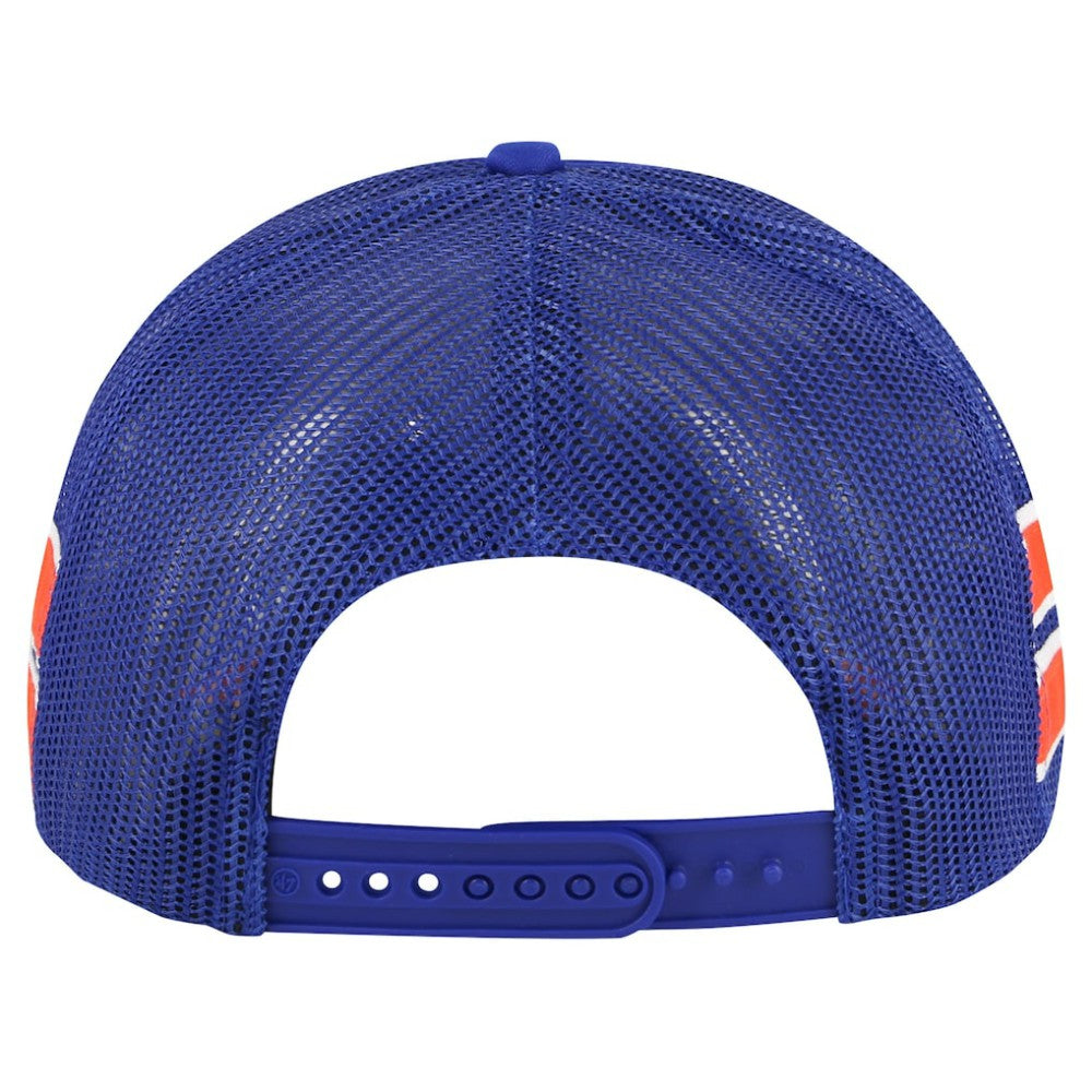 New York Islanders '47 Sideband Stripes Trucker Snapback Hat - Royal - NHL 200189418