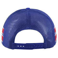 New York Rangers '47 Sideband Stripes Trucker Snapback Hat - Blue - NHL 200189419
