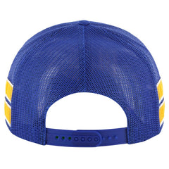 St. Louis Blues '47 Sideband Stripes Trucker Snapback Hat - Blue - NHL 200189423