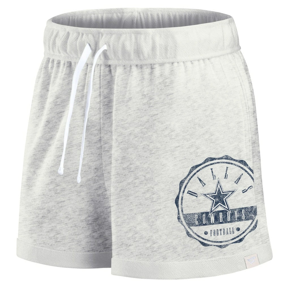 Fanatics Dallas Cowboys Women's Vintage Badge Shorts Oatmeal