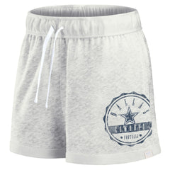 Fanatics Dallas Cowboys Women's Vintage Badge Shorts Oatmeal