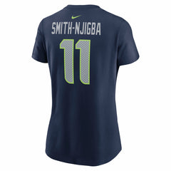 Nike Jaxon Smith-Njigba Seattle Seahawks Women's Super Bowl LX Patch Name & Number T-Shirt College Navy